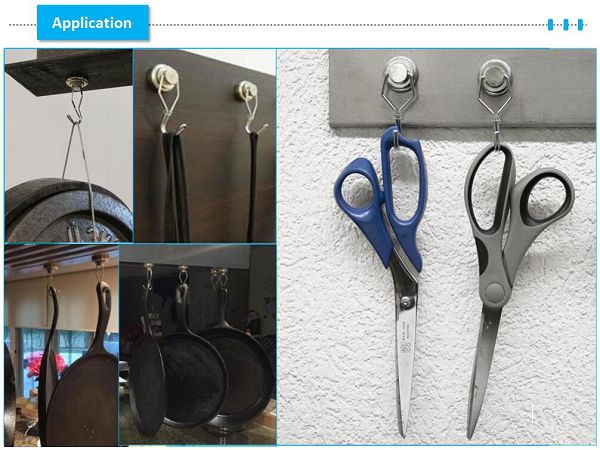 Strong Swivel Hangers Rotatable Hook Magnets